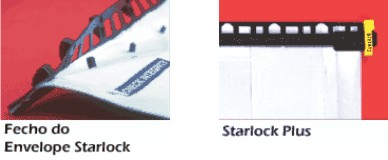 Envelopes plásticos de segurança Starlock Plus
